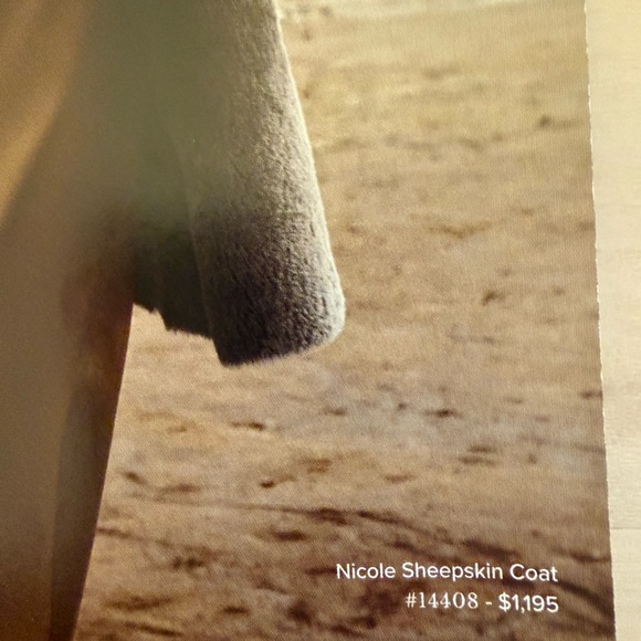 Overland “Nicole Sheepskin Coat” in black - Picture 2 of 6